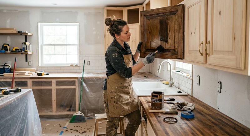 Cabinet Staining Service in Muncie, IN