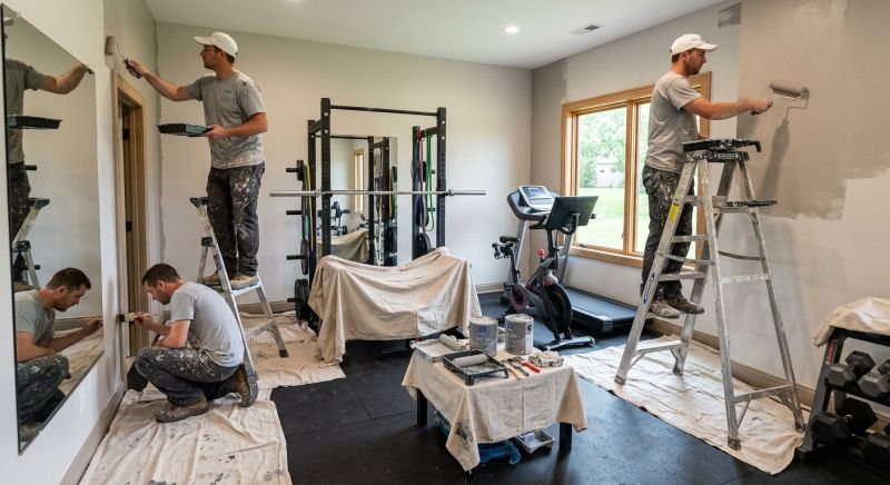 Exercise Room Painting in Wilmington, NC