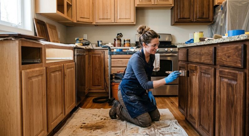 Kitchen Cabinet Refinishing in Kokomo, IN