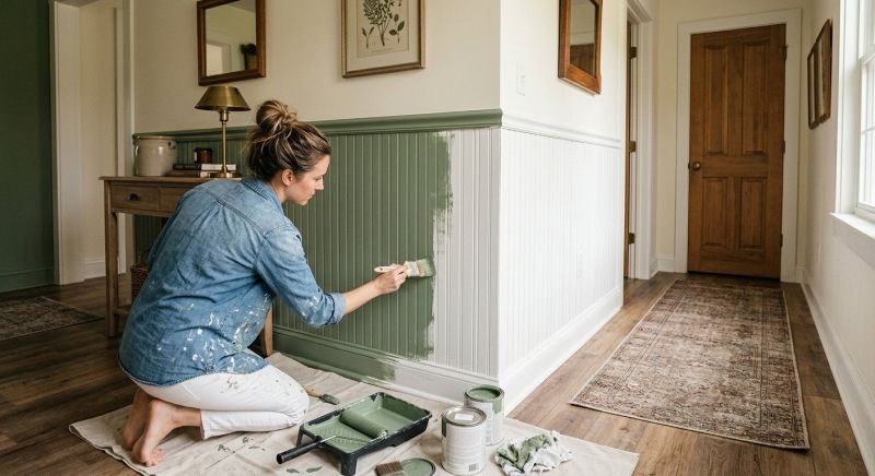 Wainscoting Painting in Waco, TX