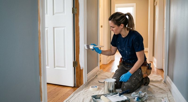 Armoire Painting in Waco, TX