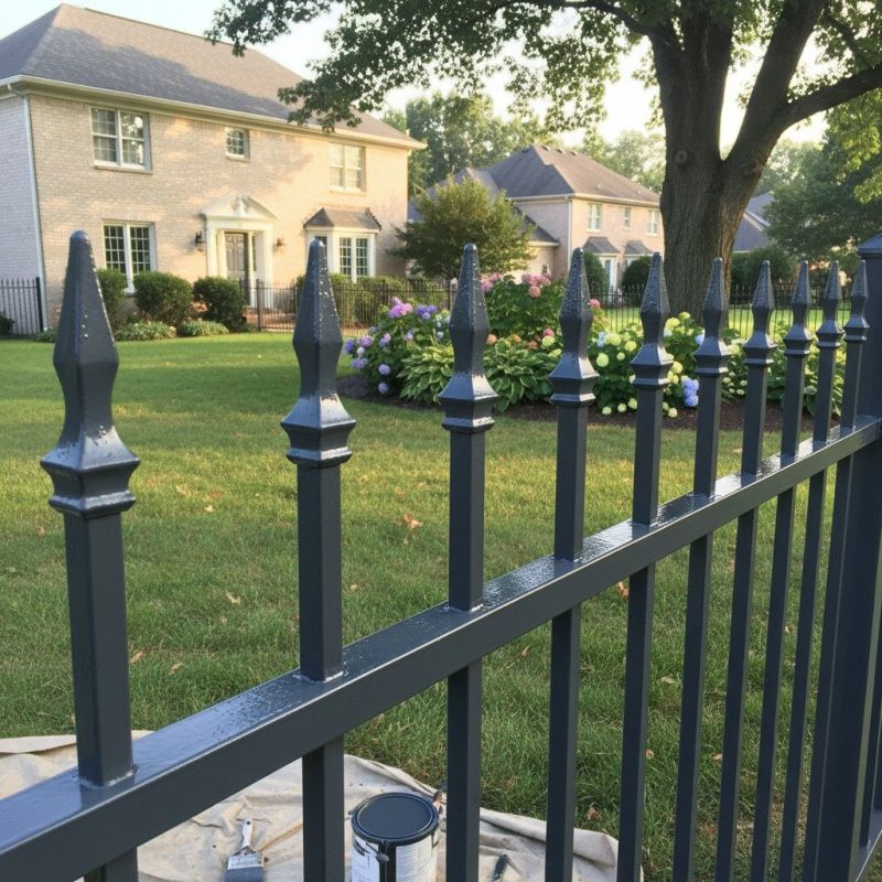 Chain Link Fence Painting in Waco, TX