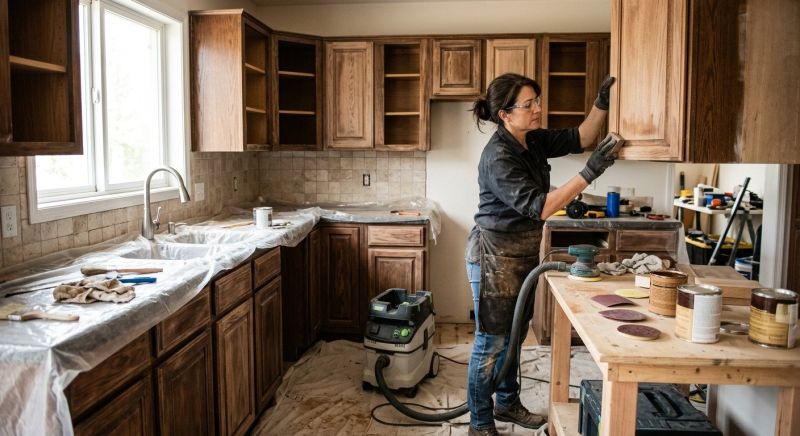 Cupboard Refinishing in Terre Haute, IN