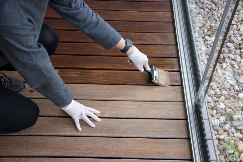Deck Steps Staining in Waco, TX