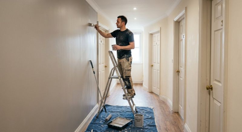 Hallway Painting in Wilmington, NC