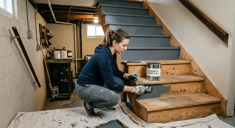 Interior Steps Painting in Waco, TX