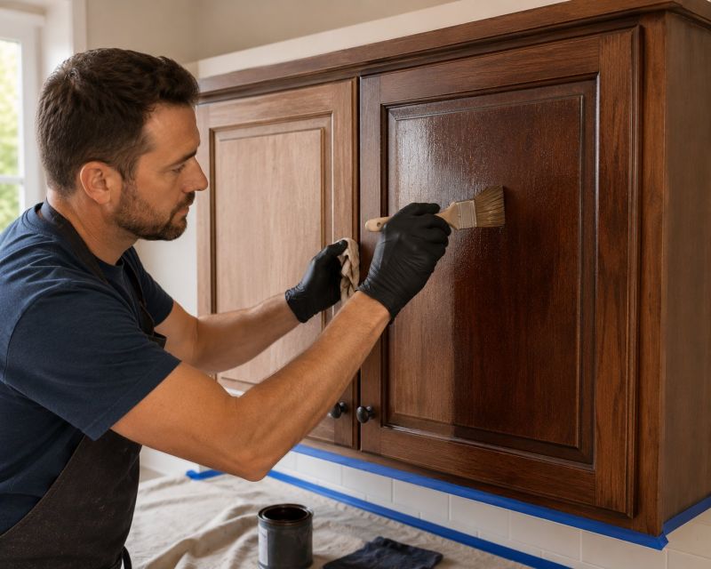 Kitchen Cabinet Refinishing in Terre Haute, IN