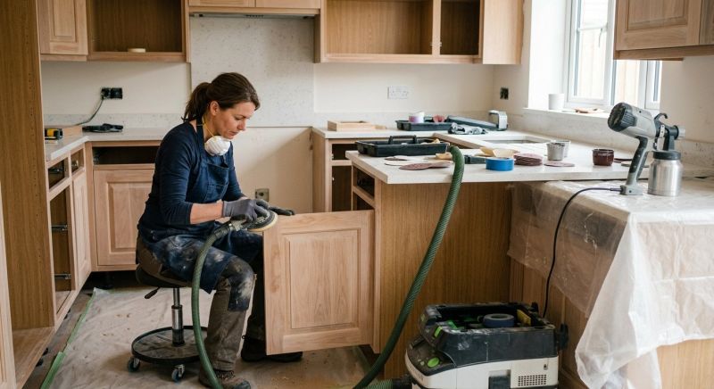 Oak Cabinet Refinishing in Lafayette, IN