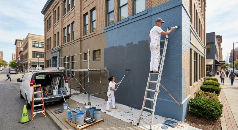Outdoor Commercial Painting in Waco, TX