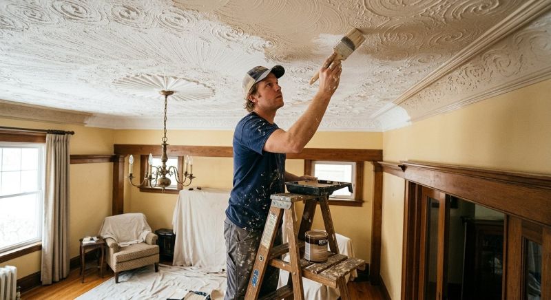 Popcorn Ceiling Painting in Waco, TX