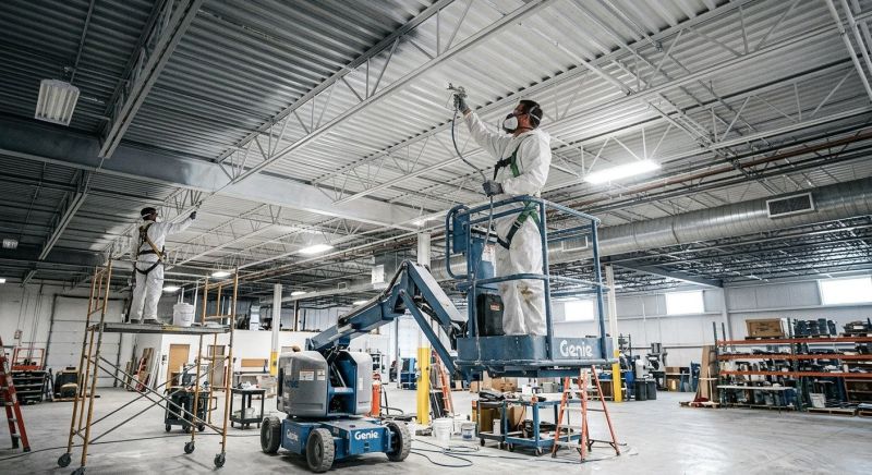 Retail Ceiling Painting in Longmont, CO