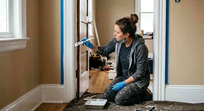 Sash Painting in Waco, TX
