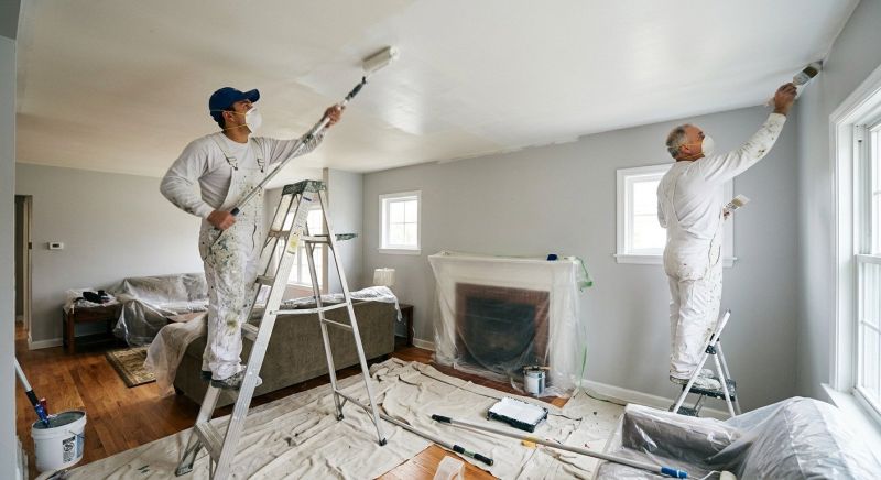 Stucco Ceiling Painting in Wilmington, NC