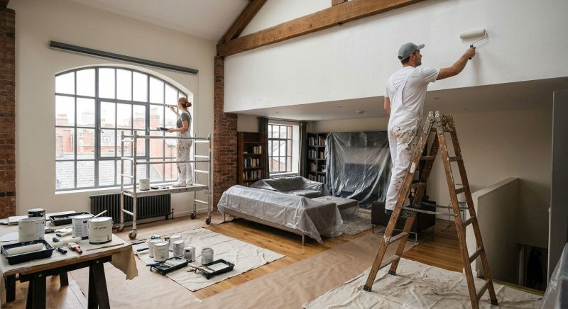 Vaulted Ceiling Painting in Waco, TX