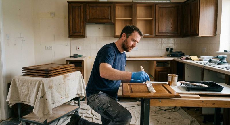 Wood Cabinet Refinishing in Muncie, IN
